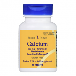 Foster & Thrive McKesson 01093995681-Foster & Thrive Calcium with Vitamin D-3 Supplement, Nonprescri