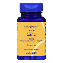 Foster & Thrive McKesson 01093995688-Foster & Thrive Zinc Caplets, Nonprescription Vitamins & Minera
