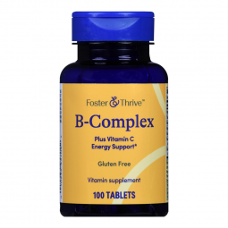 Foster & Thrive McKesson 01093995709-Foster & Thrive B-Complex / Ascorbic Acid Tablets, Nonprescript