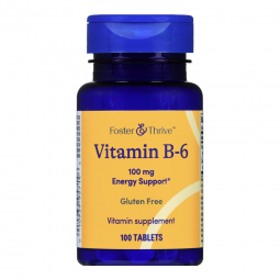 Foster & Thrive McKesson 01093995714-Foster & Thrive Vitamin B-6, Nonprescription Vitamins & Mineral