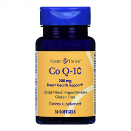 Foster & Thrive McKesson 01093995735-Foster & Thrive Coenzyme Q-10, Nonprescription Vitamins & Miner