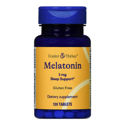 Foster & Thrive McKesson 01093995748-Foster & Thrive Melatonin Natural Sleep Aid, Sleep Aids (BT)