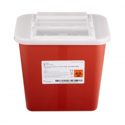 McKesson Prevent McKesson 047-McKesson Prevent Sharps Container, 2 Gallon, 10-1/4 x 7 x 10-1/2 Inch,