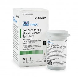 McKesson TRUE METRIX McKesson 06-R3051-45-McKesson TRUE METRIX Blood Glucose Test Strips, Glucose Me