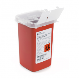 McKesson Prevent McKesson 065-McKesson Prevent Sharps Container, 1 Quart, 6-1/4 x 4-1/4 x 4-1/4 Inch