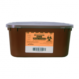McKesson 101-8703-McKesson Prevent Multi-purpose Sharps Container, 1 Gallon, 5 x 10 x 7 Inch, Recept