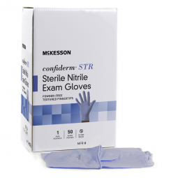 McKesson Confiderm STR McKesson 14-6NSTR8-McKesson Confiderm STR Nitrile Exam Glove, Extra Large, Bl