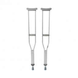 McKesson 146-10400-8-McKesson Adult Underarm Crutches, 5 ft. 2 in.-5 ft. 10 in., Underarm Support Cr