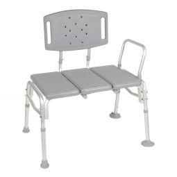 McKesson 146-12025KD-1-McKesson Knocked Down Bariatric Bath Transfer Bench, 18-1/4 to 23-1/4 Inch, T