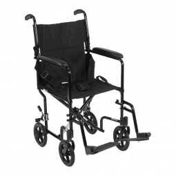 McKesson 146-ATC19-BK-McKesson Transport Chair, Black, Transport Chairs