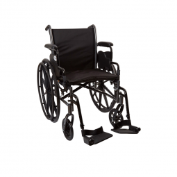 McKesson 146-K318DDA-SF-McKesson Lightweight Wheelchair, 18 Inch Seat Width, Manual Wheelchairs