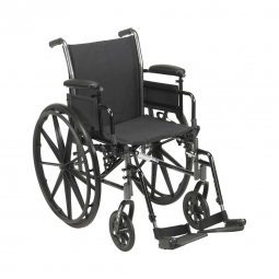 McKesson 146-K320ADDA-SF-drive Cruiser III Lightweight Wheelchair, 20-Inch Seat Width, Wheelchairs