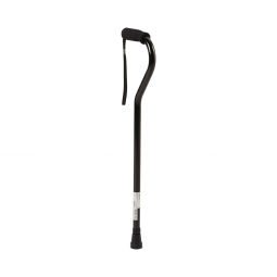 McKesson 146-RTL10306-McKesson Black Aluminum Offset Cane, 30  39 Inch Height, Canes (CS)