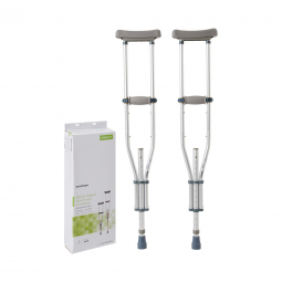 McKesson 146-RTL10433-McKesson Underarm Crutches, 4 ft. 6 in.-6 ft. 6 in., Crutches (CS)
