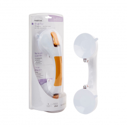 McKesson 146-RTL13082-McKesson White/Yellow Plastic Suction-Cup Grab Bar, Safety & Grab Bars