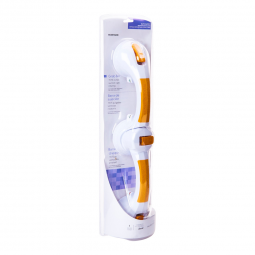 McKesson 146-RTL13084-McKesson Rotating Suction-Cup Grab Bar, White/Yellow Plastic, Safety & Grab Ba