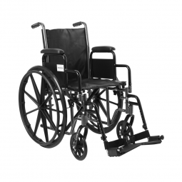 McKesson 146-SSP216DDA-SF-McKesson Wheelchair, 16 Inch Seat Width, Manual Wheelchairs