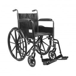 McKesson 146-SSP218FA-SF-McKesson Wheelchair, 18 Inch Seat Width, Manual Wheelchairs