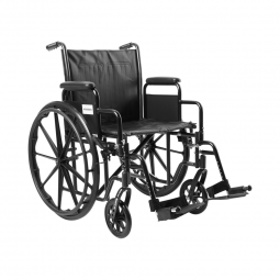 McKesson 146-SSP220DDA-SF-McKesson Wheelchair, 20 Inch Seat Width, Manual Wheelchairs