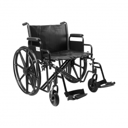 McKesson 146-STD24ECDDA-SF-McKesson Bariatric Wheelchair, 24-Inch Seat Width, Wheelchairs