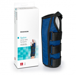 McKesson 155-79-87050-McKesson Right Wrist/Forearm Splint, One Size Fits Most, Wrist, Hand & Finger 