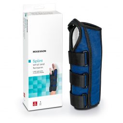 McKesson 155-79-87060-McKesson Left Wrist/Forearm Splint, One Size Fits Most, Wrist, Hand & Finger S
