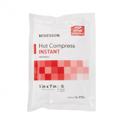 McKesson 16-9706-McKesson Hot Pack, Instant Chemical Activation, General Purpose, 5 x 7 Inch, Hot (C