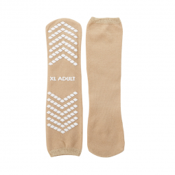 McKesson 16-SCE2-McKesson Slipper Socks, X-Large, Tan, Slippers & Slipper Socks (CS) - McKesson Slip