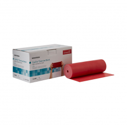 McKesson CanDo McKesson 169-5212-McKesson Exercise Resistance Band, Red, 5 Inch x 6 Yard, Light Resi