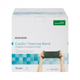 McKesson CanDo McKesson 169-5223-McKesson Exercise Resistance Band, Green, 5 Inch x 50 Yard, Medium 