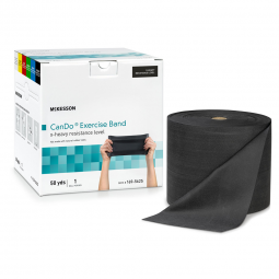 McKesson CanDo McKesson 169-5625-McKesson CanDo Exercise Resistance Band, Black, 5 Inch x 50 Yard, X