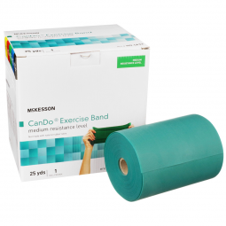 McKesson CanDo McKesson 169-5633-McKesson Exercise Resistance Band, Green, 5 Inch x 25 Yard, Medium 