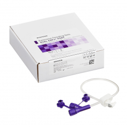 McKesson 194-0121-12-McKesson Bolus Enteral Feeding Extension Tube Set for use with Low-Profile Gast