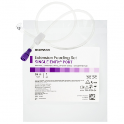 McKesson 194-0124-24-McKesson Bolus Enteral Feeding Extension Tube Set, 24 Inch, Nutritionals Access