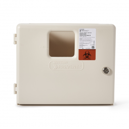 McKesson Prevent McKesson 2263-McKesson Prevent Sharps Collector Wall Cabinet, 12 x 4 x 10 Inch, B