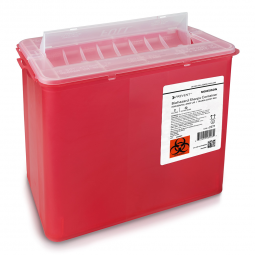 McKesson Prevent McKesson 2271-McKesson Prevent Sharps Container, 2 Gallon, 9-1/4 x 10 x 6 Inch, Tra