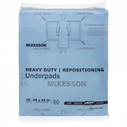 McKesson 241-3042-McKesson Heavy-Duty Repositioning Underpads, 30 x 42 in., Underpads (CS)