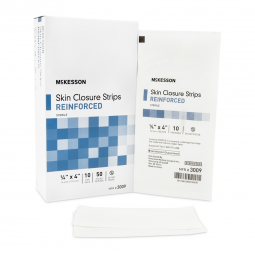 McKesson 3009-McKesson Skin Closure Reinforced Strip, Skin Closure Strips (CS) - McKesson Skin Closu
