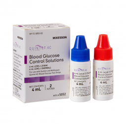 McKesson Quintet AC McKesson 5052-McKesson Quintet AC Glucose Control Solution, 4 mL, Glucose Meter 