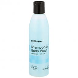 McKesson 53-1354-8-McKesson 2-in-1 Shampoo & Body Wash, Flip-Top Bottle, 8 oz, Summer Rain Scent, Sh