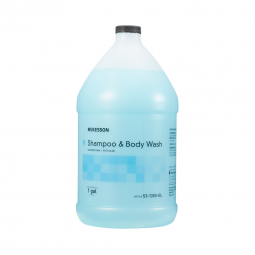 McKesson 53-1355-GL-McKesson 2-in-1 Shampoo & Body Wash, Summer Rain Scent, 1 Gallon Jug, Shampoos &