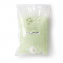 McKesson 53-27906-2000-McKesson Shampoo & Body Wash Dispenser Refill Bag 2000 mL, Cucumber Melon, Sh