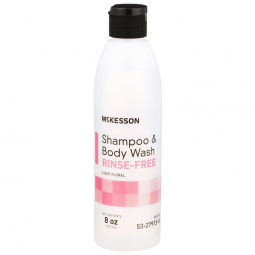 McKesson 53-27913-8-McKesson Rinse-Free Shampoo & Body Wash, 8 oz Bottle, Shampoos & Conditioners (C