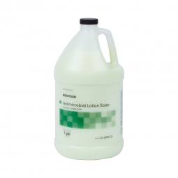 McKesson 53-28081-GL-McKesson Antimicrobial Lotion Soap, Herbal Scent, 1-gal Jug, Green, 0.95% Stren