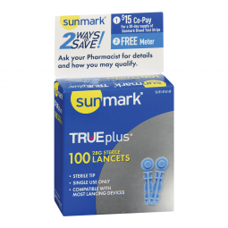 Sunmark McKesson 56151014260-sunmark TRUEplus Lancet, Lancets & Lancing Devices (BX)