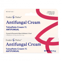 Foster & Thrive McKesson 70677100101-Foster & Thrive Antifungal Cream Tolnaftate 1%, 0.5-ounce tube,