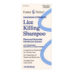 Foster & Thrive McKesson 70677118401-Lice Shampoo Foster & Thrive 4 oz. Bottle Scented, Shampoos