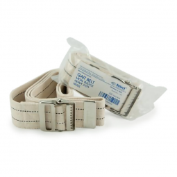 McKesson 856-McKesson White Gait Belt, 60 Inch, Belts (CS) - McKesson White Gait Belt, 60 Inch