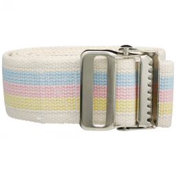 McKesson 858-McKesson Pastel Stripe Gait Belt, 60 Inch, Belts (CS) - McKesson Pastel Stripe Gait Bel