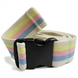 McKesson 860-McKesson Pastel Stripe Gait Belt, 60 Inch, Belts (CS) - McKesson Pastel Stripe Gait Bel